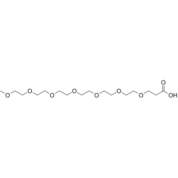 m-PEG6-CH2CH2COOH Chemical Structure