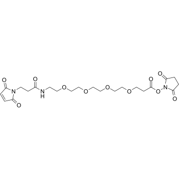 Mal-amido-PEG4-NHS ester Chemische Struktur