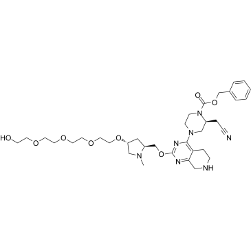 K-Ras ligand-Linker Conjugate 4 Chemical Structure