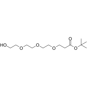 Hydroxy-PEG3-(CH2)2-Boc  Chemical Structure
