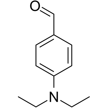 4-Diethylaminobenzaldehyde Chemische Struktur