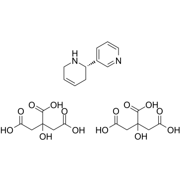 Anatabine dicitrate 化学構造