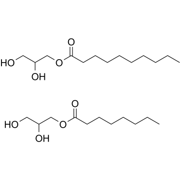 Caprylic/Capric Triglyceride Chemische Struktur