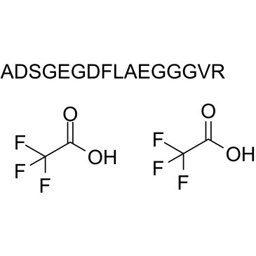 Fibrinopeptide A, human TFA 化学構造