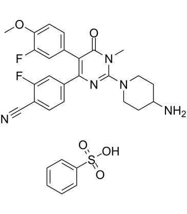 LSD1-IN-7 benzenesulfonate التركيب الكيميائي