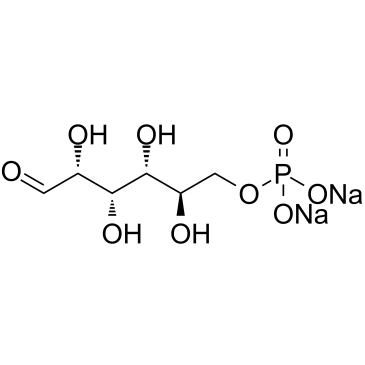 D-Glucose 6-phosphate disodium salt 化学構造