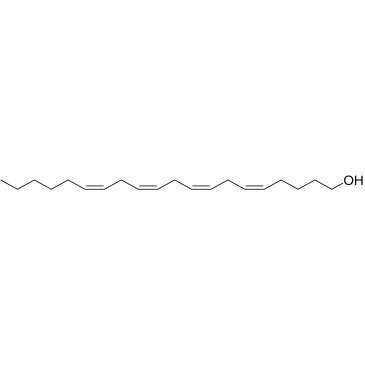 Arachidonyl alcohol 化学構造