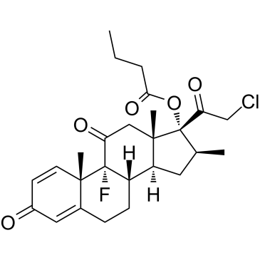 Clobetasone butyrate Chemische Struktur