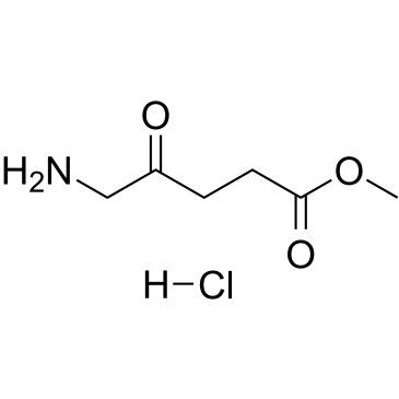 Methyl aminolevulinate hydrochloride 化学構造