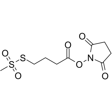 N-Succinimidyloxycarbonylpropyl methanethiosulfonate Chemische Struktur