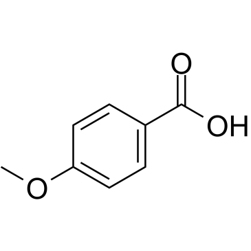 p-Anisic acid Chemische Struktur