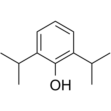 Propofol  Chemical Structure