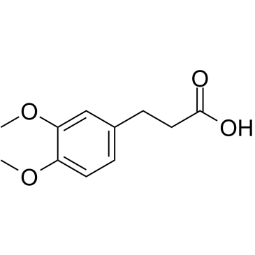 3-(3,4-Dimethoxyphenyl)propanoic acid 化学構造