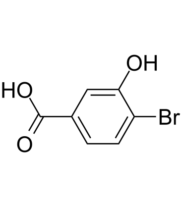 4-Bromo-3-hydroxybenzoic acid 化学構造
