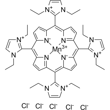 AEOL-10150 pentachloride 化学構造