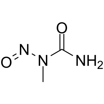 N-Nitroso-N-methylurea Chemische Struktur
