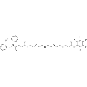 DBCO-PEG4-PFP ester التركيب الكيميائي