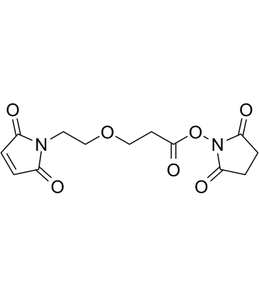 Mal-PEG1-NHS ester 化学構造