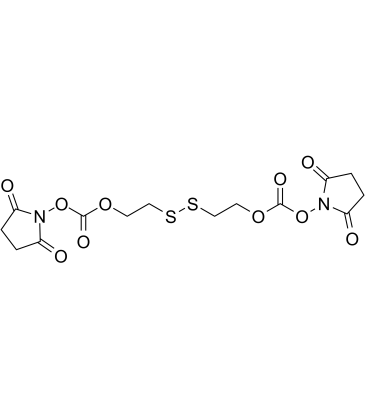 NHS-PEG1-SS-PEG1-NHS 化学構造