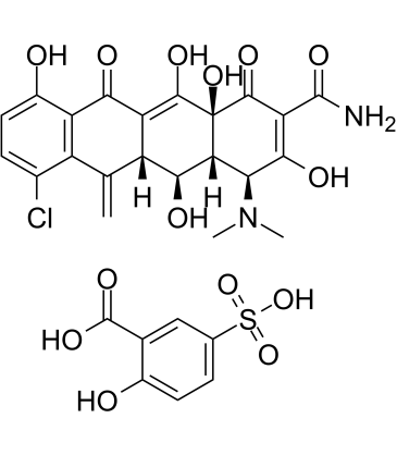 Meclocycline Sulfosalicylate Salt التركيب الكيميائي
