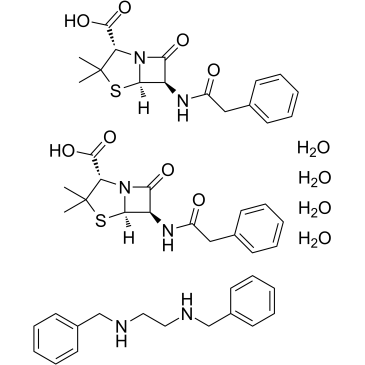 Penicillin G benzathine tetrahydrate التركيب الكيميائي