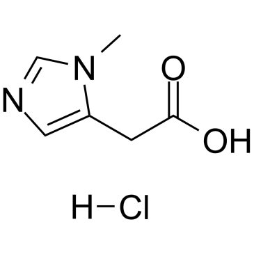 Pi-Methylimidazoleacetic acid hydrochloride 化学構造