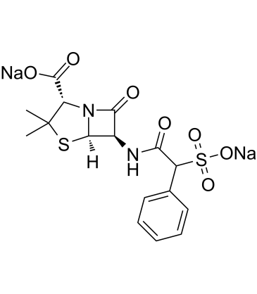 Sulbenicillin disodium Chemische Struktur