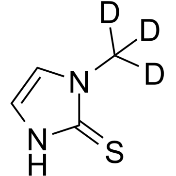 Methimazole D3 化学構造