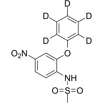 Nimesulide D5  Chemical Structure