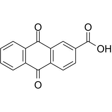 Anthraquinone-2-carboxylic acid Chemische Struktur