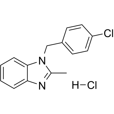 Chlormidazole hydrochloride 化学構造