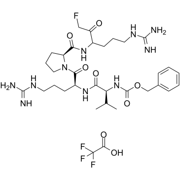 Z-VRPR-FMK (TFA) Chemical Structure