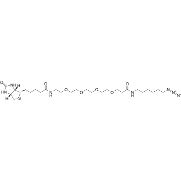 Biotin-PEG4-Amide-C6-Azide  Chemical Structure