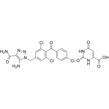 Carboxyamidotriazole Orotate التركيب الكيميائي