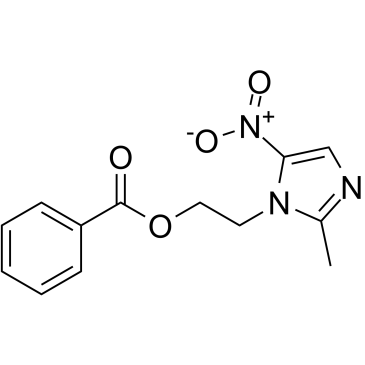 Metronidazole Benzoate  Chemical Structure