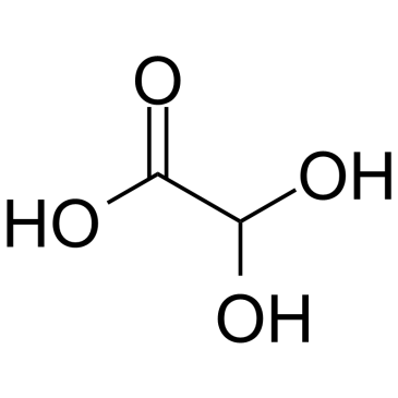 2,2-Dihydroxyacetic acid 化学構造