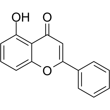 5-Hydroxyflavone 化学構造