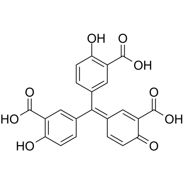 Aurintricarboxylic acid Chemical Structure