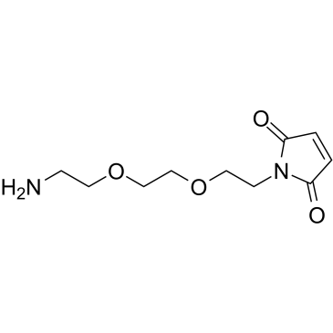 Mal-PEG2-NH2 Chemical Structure