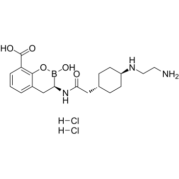Taniborbactam hydrochloride 化学構造