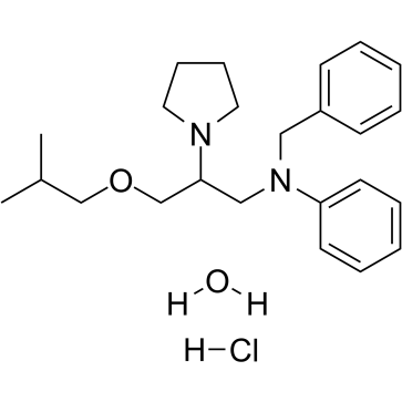 Bepridil hydrochloride hydrate  Chemical Structure
