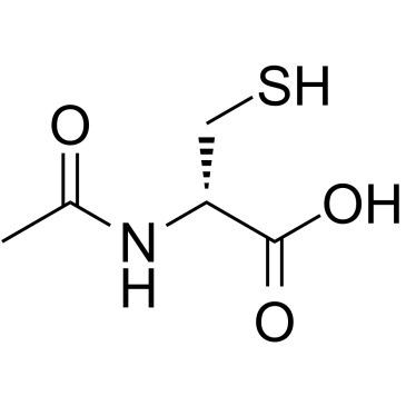 N-Acetyl-D-cysteine  Chemical Structure
