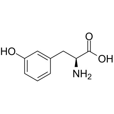 L-m-Tyrosine 化学構造