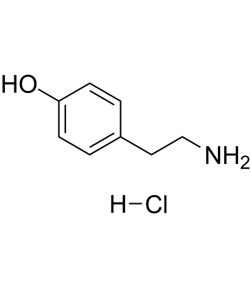 Tyramine hydrochloride Chemische Struktur