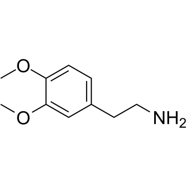3,4-Dimethoxyphenethylamine Chemische Struktur