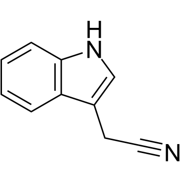 3-Indoleacetonitrile Chemische Struktur