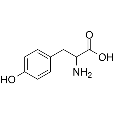 DL-Tyrosine 化学構造