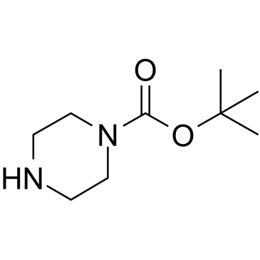 N-Boc-piperazine 化学構造