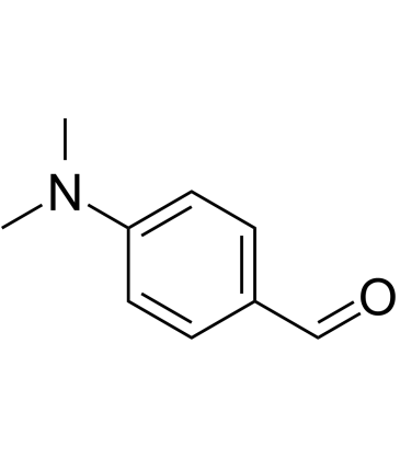 p-Dimethylaminobenzaldehyde 化学構造