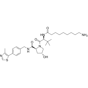 (S,R,S)-AHPC-C8-NH2 Chemische Struktur